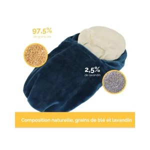 grande marque pas cher VIVEZEN Chaussons Chauffants Universels Taille 36 Au 43 – Bleu 8