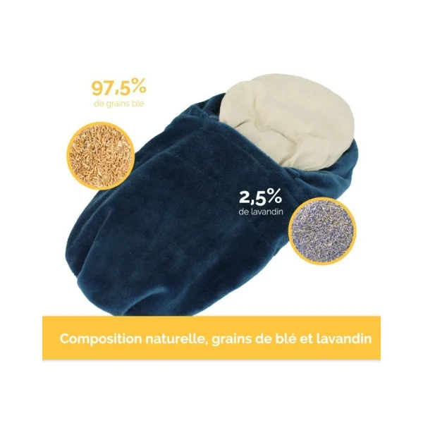 grande marque pas cher VIVEZEN Chaussons Chauffants Universels Taille 36 Au 43 – Bleu 3