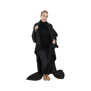 boutiqued en ligne VIVEZEN Couverture Polaire Plaid Intégral Avec Manches Et Poche – Enfant Ou A… 12