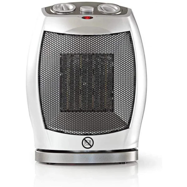 Vendos85 Chauffage électrique Céramique 1500W Gris Noir marque pas cher 1