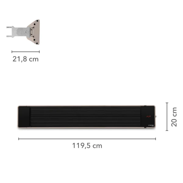 Meilleur Prix TROTEC Chauffage Radiant électrique Sans Lumière Rouge IRD 1800 Chau… 5