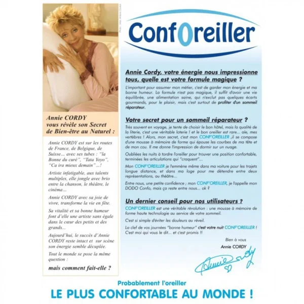 Ineldea ConfOreiller à Mémoire De Forme prix pas cher 6
