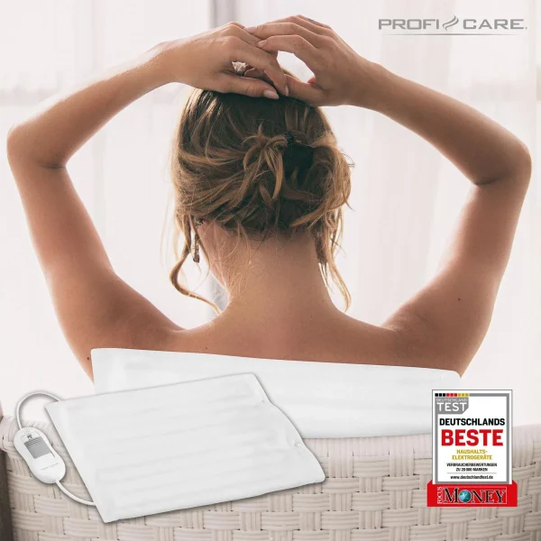 ProfiCare Coussin Chauffant Couverture électrique 30 X 40cm 3 Niveaux De Tempé… Distributeur Officiel 3