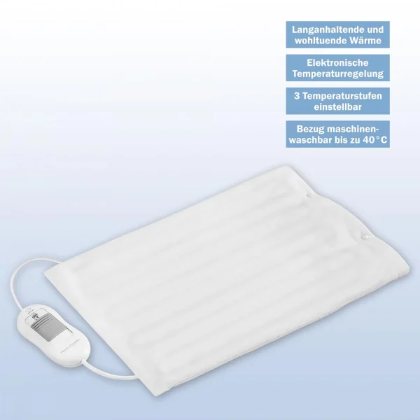 ProfiCare Coussin Chauffant Couverture électrique 30 X 40cm 3 Niveaux De Tempé… Distributeur Officiel 4