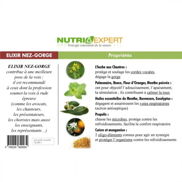 site en ligne Ineldea Elixir Nez Gorge Voies Respiratoires 3