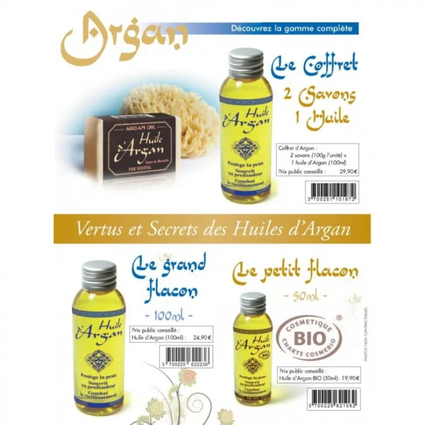 Pas Cher Magasin Soldes Ineldea Huile D’Argan BIO Nourrit Et Régénère Peau Cheveux Ongles 5