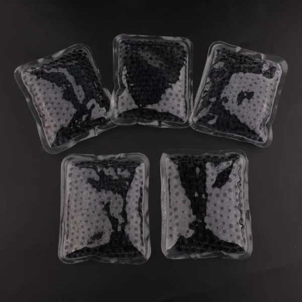 magasins pas chers Marque Generique 5pcs Perles De Gel Réutilisables Masque Au Micro-ondes Congelables Po… 1