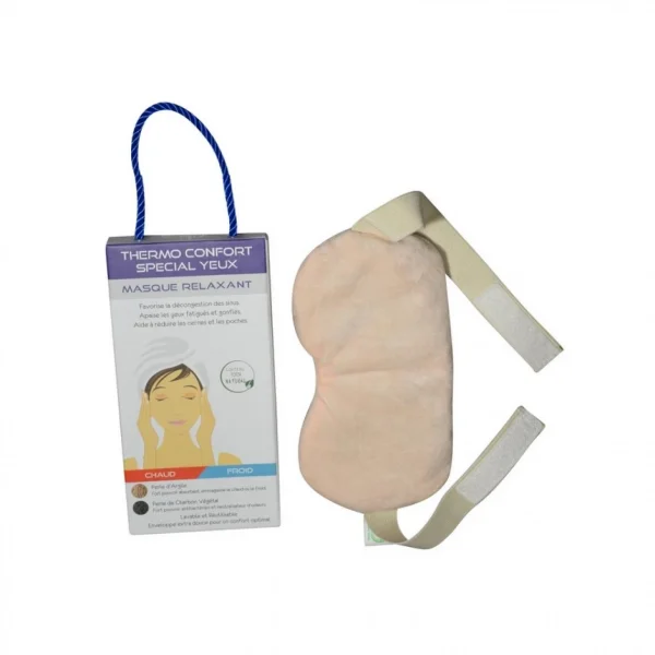 grande marque pas cher Ac-Deco Masque Relaxant Thermo Confort – L 20 X L 10 Cm – Yeux 1