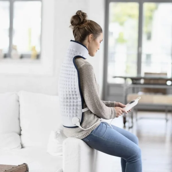 Meilleur Service Medisana Coussin Chauffant Pour Nuque Et Dos HP 460 Gris 4