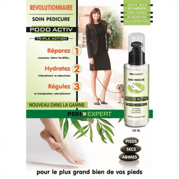 Ineldea Pediexpert Crème PodoActiv Triple Action Soin Pédicure Complet Vente 1