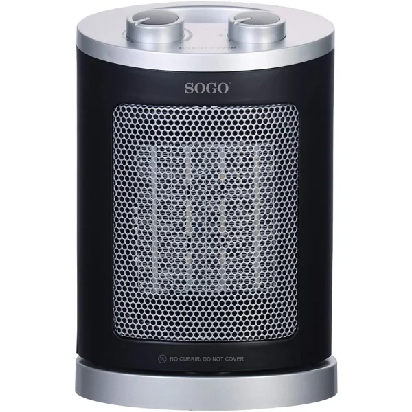 acheter Sogo Radiateur Soufflant Céramique 1500W Gris Noir 1