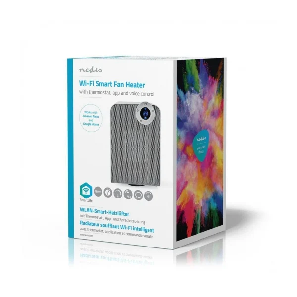meilleur cadeau Radiateur Soufflant Wi-Fi Intelligent – Nedis 4