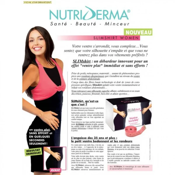 Ineldea SlimShirt Woman Textile Intelligent Minceur Débardeur (Noir – XL(46-4… grossiste en ligne 3