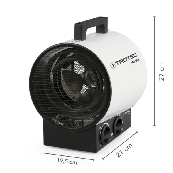 Boutique officielle TROTEC Aérotherme TDS 20 R, Chauffage De Chantier, Chauffage électri… 5