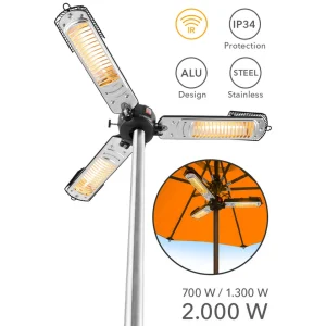 TROTEC Chauffage Radiant IRS 2005, Chauffage De Terrasse, Chauffage D’… Neuve avec étiquette 9