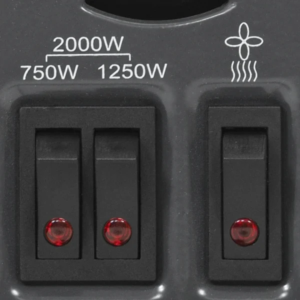 officiel TROTEC Convecteur Design TCH 26 E, Chauffage électrique, 2000 W, Radi… 5