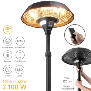 garantie de qualité TROTEC Parasol Chauffant Design IRS 2110, Chaleur à 360°, 2100 W, Ch… 13
